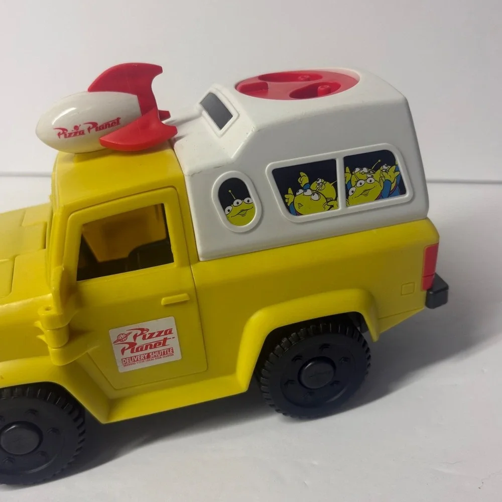 Disney Pixar Imaginext Toy Story Pizza Planet Truck Mattel Yellow Vehicle